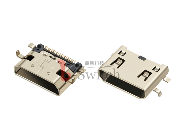 MINI HDMI 19pin CF沉板母座