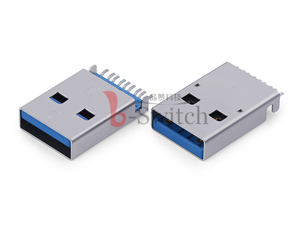 USB3.0 AM沉板1.9 SMT