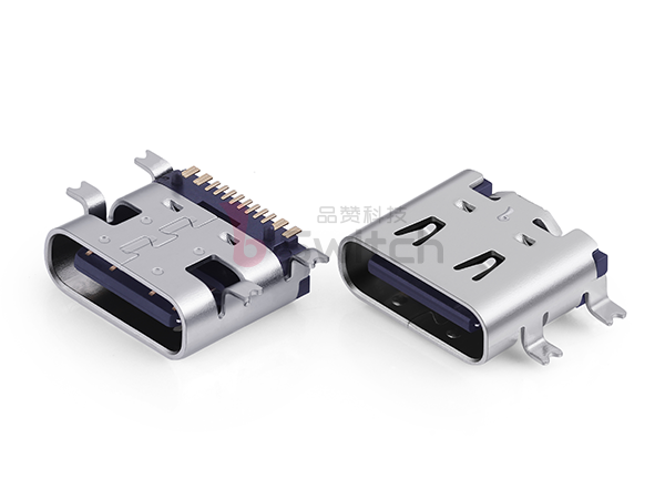 板上全贴16pin Type C母座