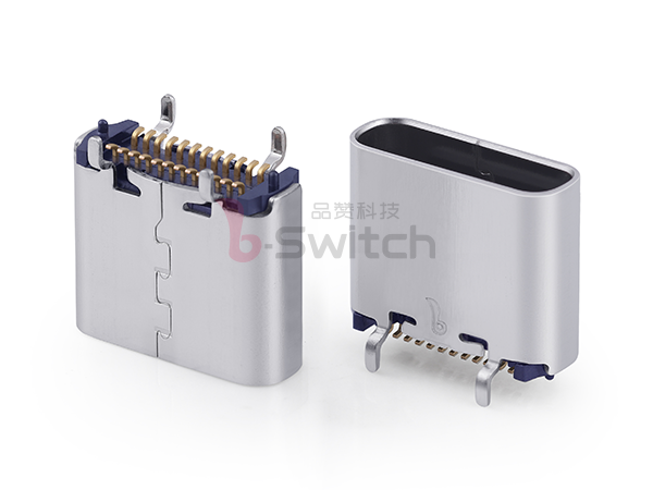 立式24pin Type C母座