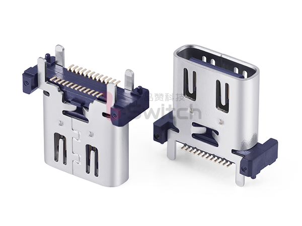 立贴24pin Type C母座