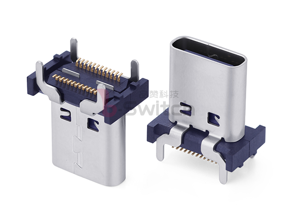 立贴Type C 24pin母座