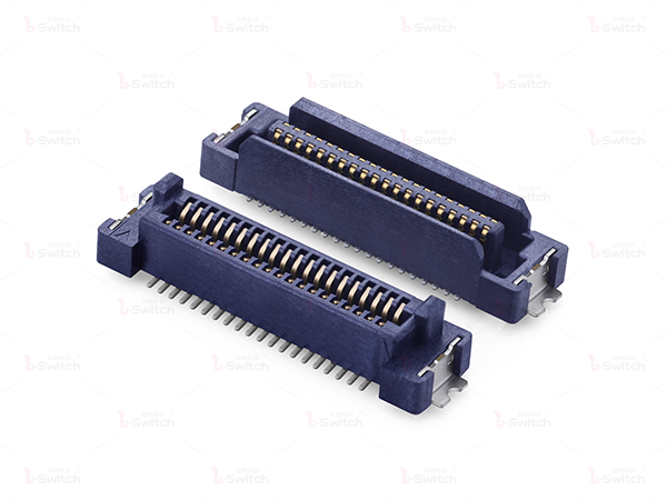 0.80mm Pitch 合高H5.00、8.00、10.00、13.00、15.00mm 双排立贴公座/母座带接地片