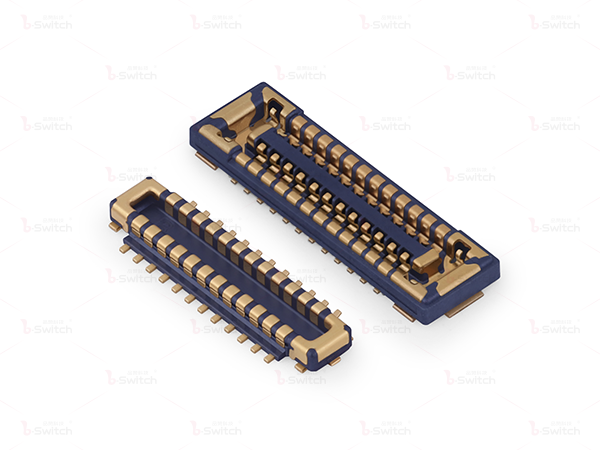 0.35mm Pitch 合高H0.60mm 双排立贴公座/母座 BTB 